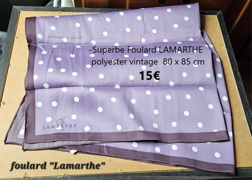 Superbe foulard lamarthe - ,