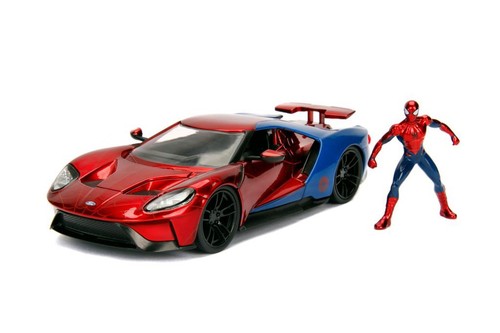 Ford spider man rouge - gt, w/spider-man