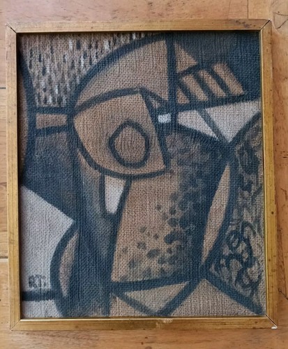 Peinture abstraite vintage - ,