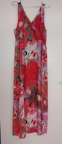 Robe longue fleurie 42 - robe,
