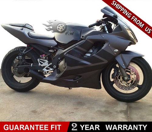 Matte gray black fairings - gray,