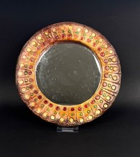 Roland Zobel (1915-2006) 60s Round Resin Mirror (In Taste)