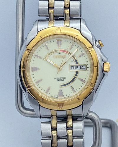 Seiko kinetic sports 5m63 two - 5m63,