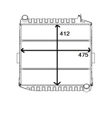 RADIATEUR EAU DEUTZ AGROTRON