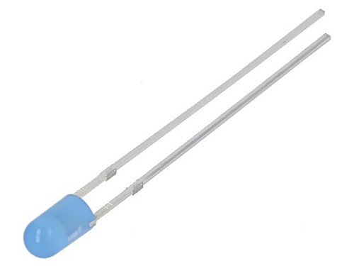 Osb5dl3e34b led 3mm bleu - 2x,