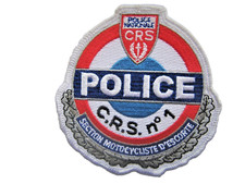 P.N CRS PATCH COLLECTION N°1 LA SECTION MOTORCYCLISTE ESCORT SCRATCH AU BACK