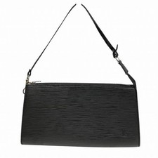 Louis Vuitton Epi Pochette Accessoire Handbag Tote Bag Black LV M52982 Rank A