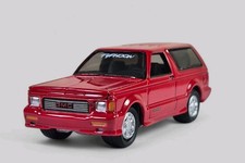 1992 GMC TYPHOON SUV Rare Diorama Collectible DieCast Model Car 1:64 Red LOOSE