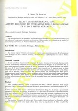 SORO S. - PAOLINI M. - Illex coindetii (Verany, 1839): biological aspects and evo