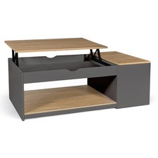 Table basse plateau relevable