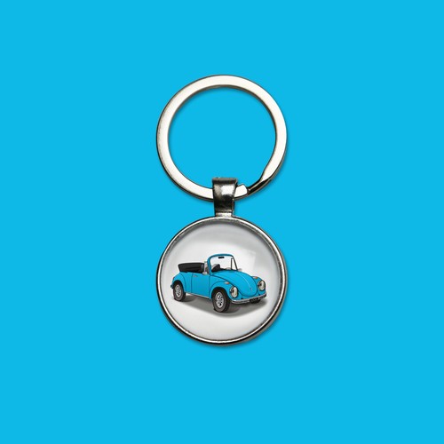 Porte clefs cox - cox, cabriolet