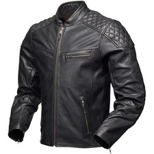 Veste en cuir Modeka Phinix noir veste de moto cuir City Crusier