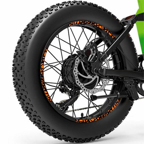 Autocollants jantes vélo fat - autocollants,