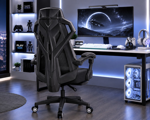 Chaise gaming ergonomique - chaise,
