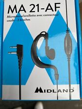 OREILLETTE AVEC MICRO MIDLAND MA21-AF NOIRE TALKIE WALKIE G7 PRO & G9 PRO