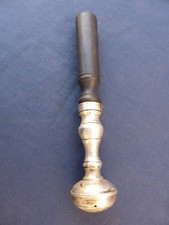 Ancien Goupillon à bénir liturgique Aspersoir Eglise Art Religieux bois Métal