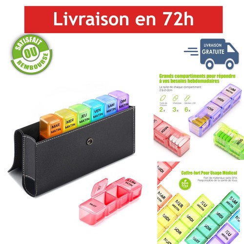 Pilulier semainier jours 28 - 7,
