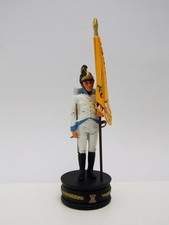Altaya Chess Chess Figure Flag Holder Regiment Reuss-Greiz Black Tower