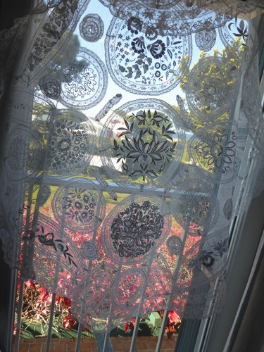 Superbe nappe ancienne fond - superbe,