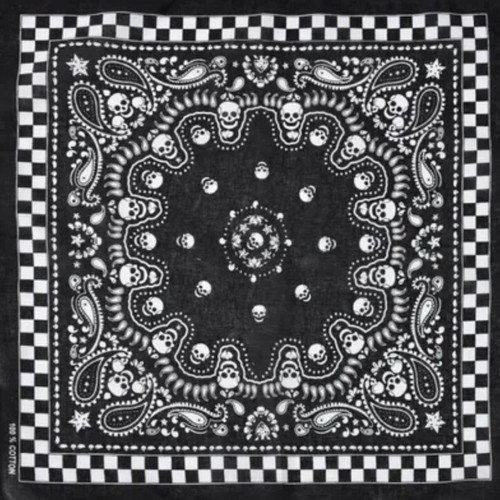 Bandana tête mort biker - tÊte, de