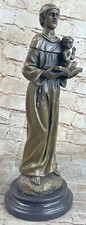 Statue Bronze Saint Antoine De