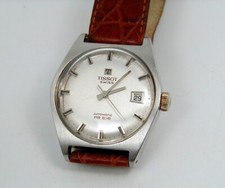 TISSOT "VISODATE" AUTOMATIC WELL SERVCIED ORIGINAL SATIN GRAY DIAL