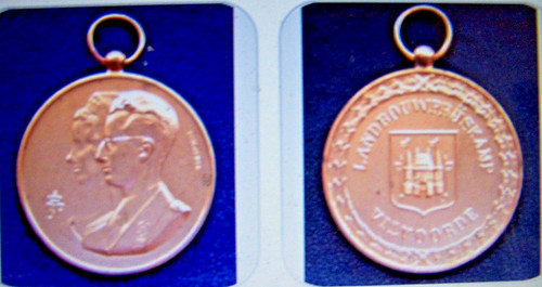 Medaille landbouwprijskamp - medaille,