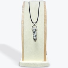 Pendentif jaspe dalmatien