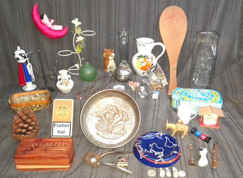 Lot brocante fond - brocante, tiroir