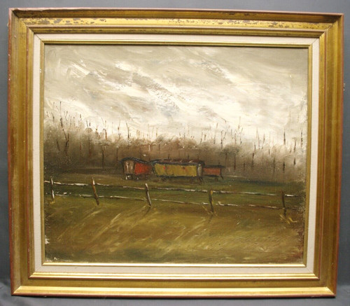 Tableau vers 1950 - , signé