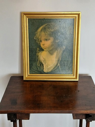 Tableau vintage enfant - l'enfant, blond