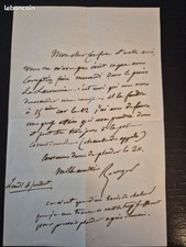 Pierre Antoine Berryer, lettre