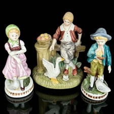 Lot 3 figurines porcelaine