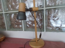 Lampe de bureau - bois -