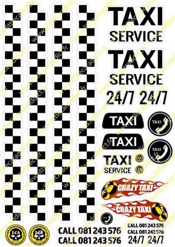 Planche taxi drift - rc,