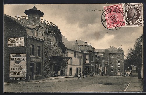 Cpa chimay une - vue, de