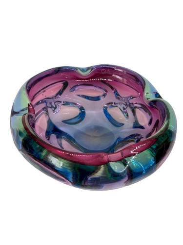 Empty pocket ashtray glass - empty,