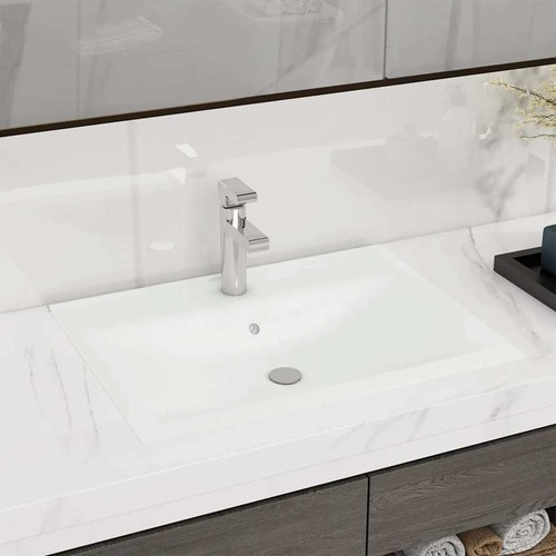 Lavabo avec trou robinet - lavabo,