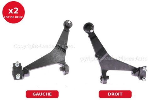 Lot deux bras suspension - deux,