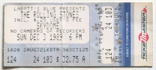 Billet concert ticket stub the - stub,