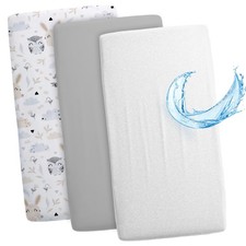 Drap Housse Cododo pour Nacelle Ensemble de 2 Draps Lot de 3  50x83 cm avec P...