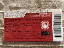 match ticket OLYMPIAKOS - ANDERLECHT K20 28-2-2013