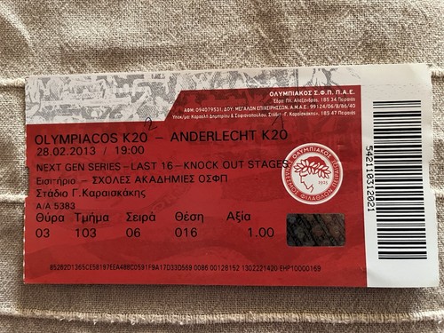 Match ticket olympiakos - ticket,