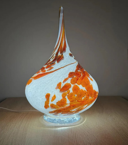 Lampe verre goutte cm - lampe,