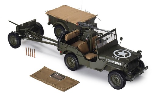Jeep willys 1942 ixo 8ème - willys, 1/8ème