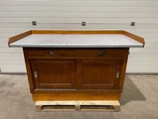 Ancien meuble métier comptoir en sapin - Vintage 1940 - en TBE