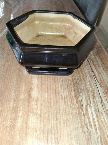Pot bonsaï hexagonal en - pot,