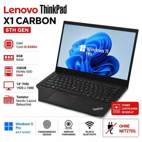 Lenovo thinkpad carbon 6e - carbon,