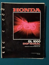 Honda GL 1000 Shop Manual #HC44381 Original Loose Leaf Golding