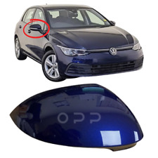 Door Wing Mirror Cover Painted For VW Golf MK8 2021 On LC5B Atlantic Blue Right